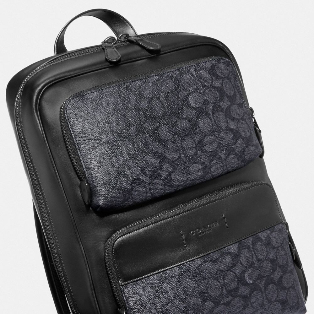 Mochilas Coach Gotham In Signature Hombre Negras | CL_CH21386