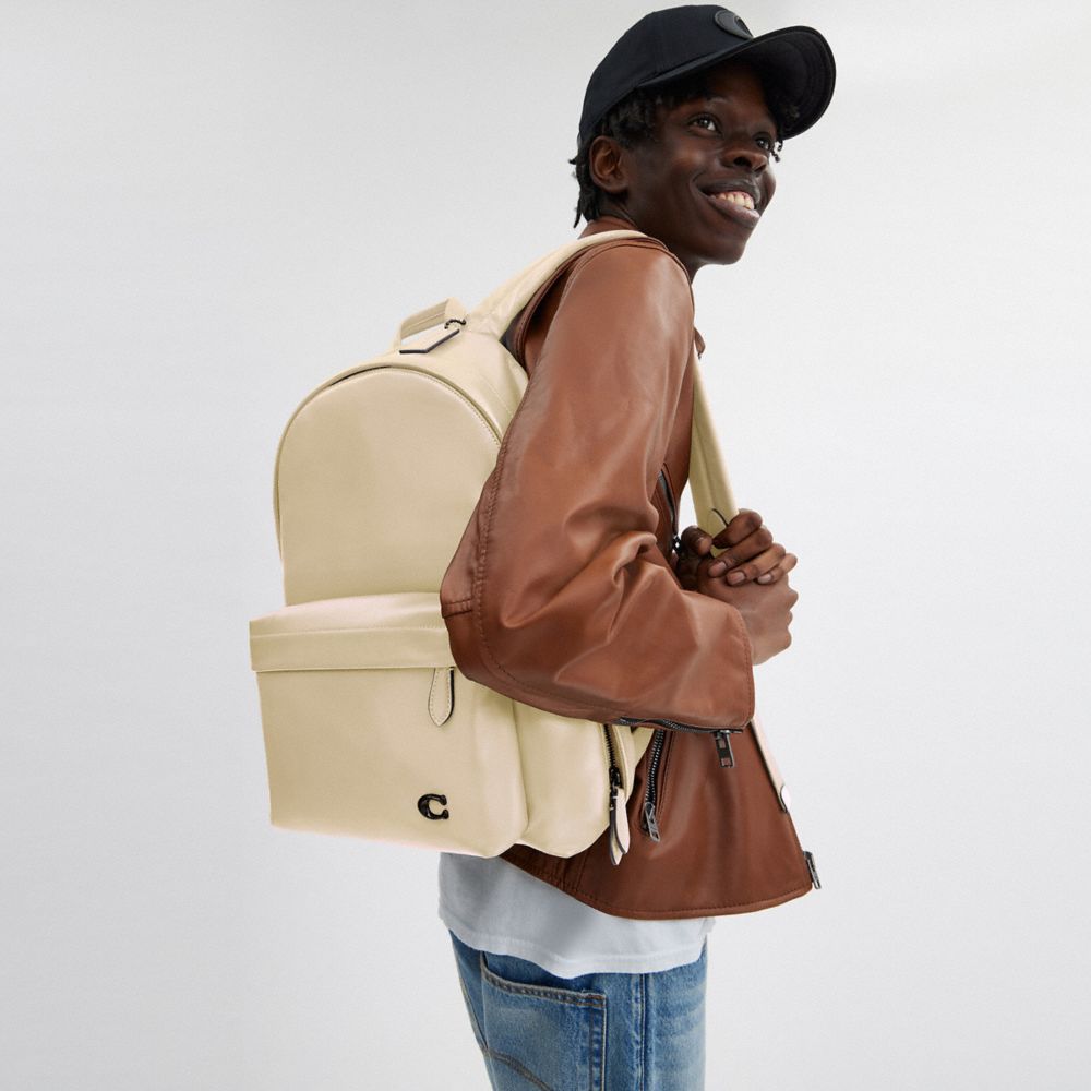 Mochilas Coach Hall Hombre Blancas | CL_CH65307