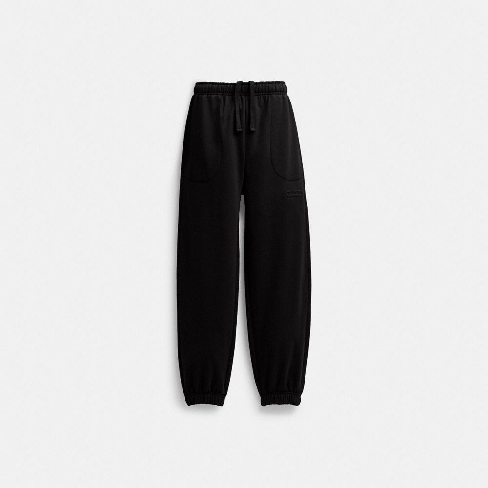 Pantalon Jogger Coach Essential Solid Hombre Negras | CL_CH28009