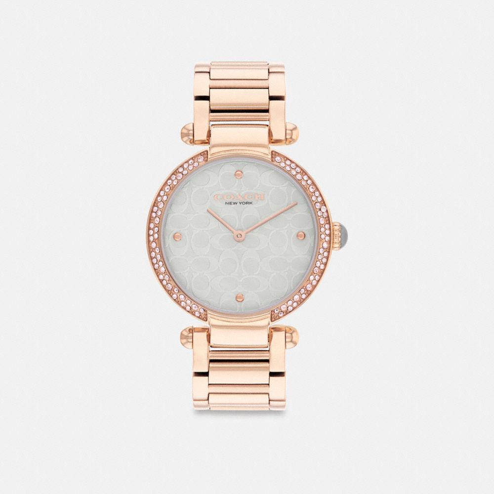 Relojes Coach Cary 34 Mm Mujer Rosas Doradas | CL_CH94055