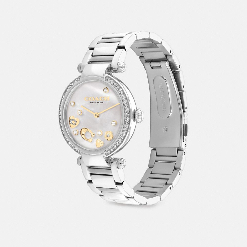 Relojes Coach Cary 34 Mm Stainless Steel Mujer Gris | CL_CH23134