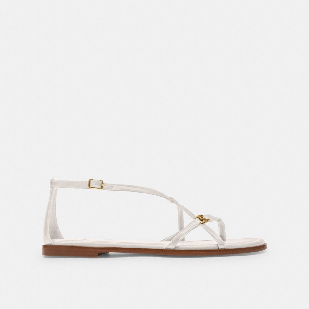 Sandalias Coach Jenni Chalk Mujer Blancas | CL_CH93582