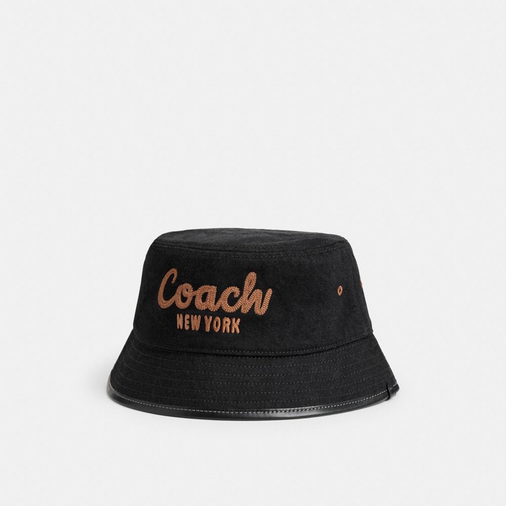 Sombreros Coach 1941 Embroidered Denim Bucket Mujer Azules Negras | CL_CH56187