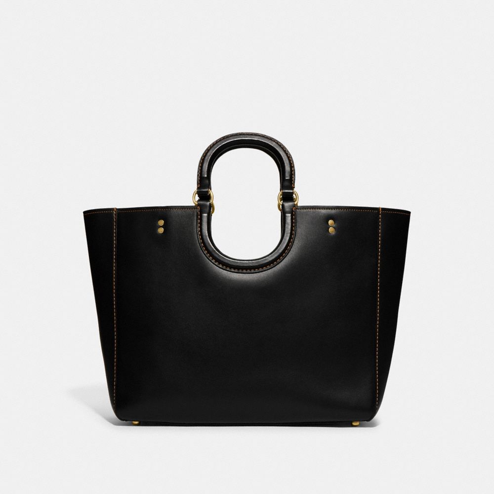 Tote Coach Rae Glovetanned Leather Mujer Negras | CL_CH84751