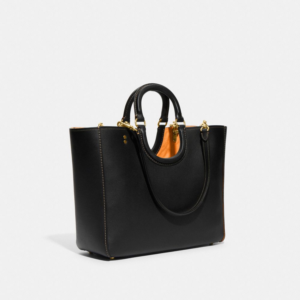 Tote Coach Rae Glovetanned Leather Mujer Negras | CL_CH84751