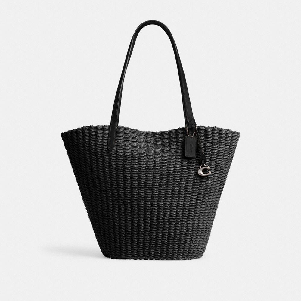 Tote Coach Straw Mujer Negras | CL_CH90690