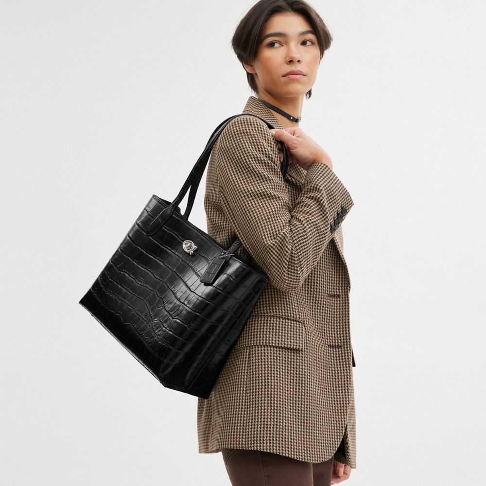 Tote Coach Willow Mujer Negras | CL_CH70463