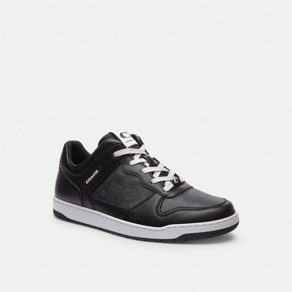 Zapatillas Coach C201 In Signature Hombre Negras | CL_CH44624