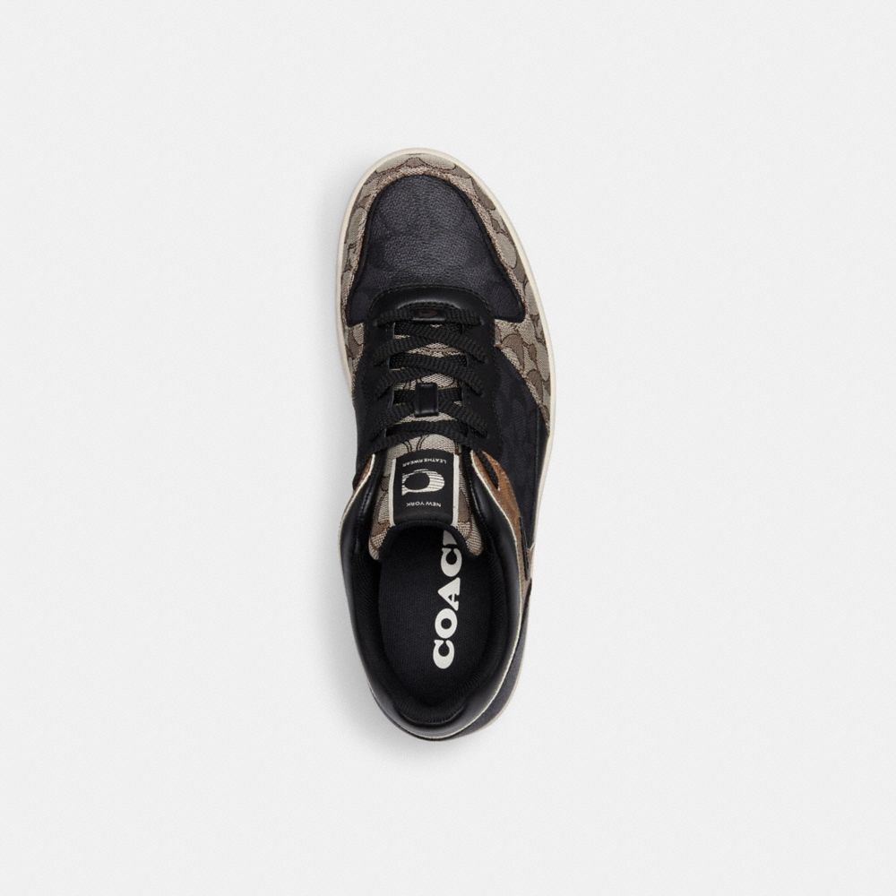 Zapatillas Coach C201 In Signature Hombre Negras | CL_CH57972