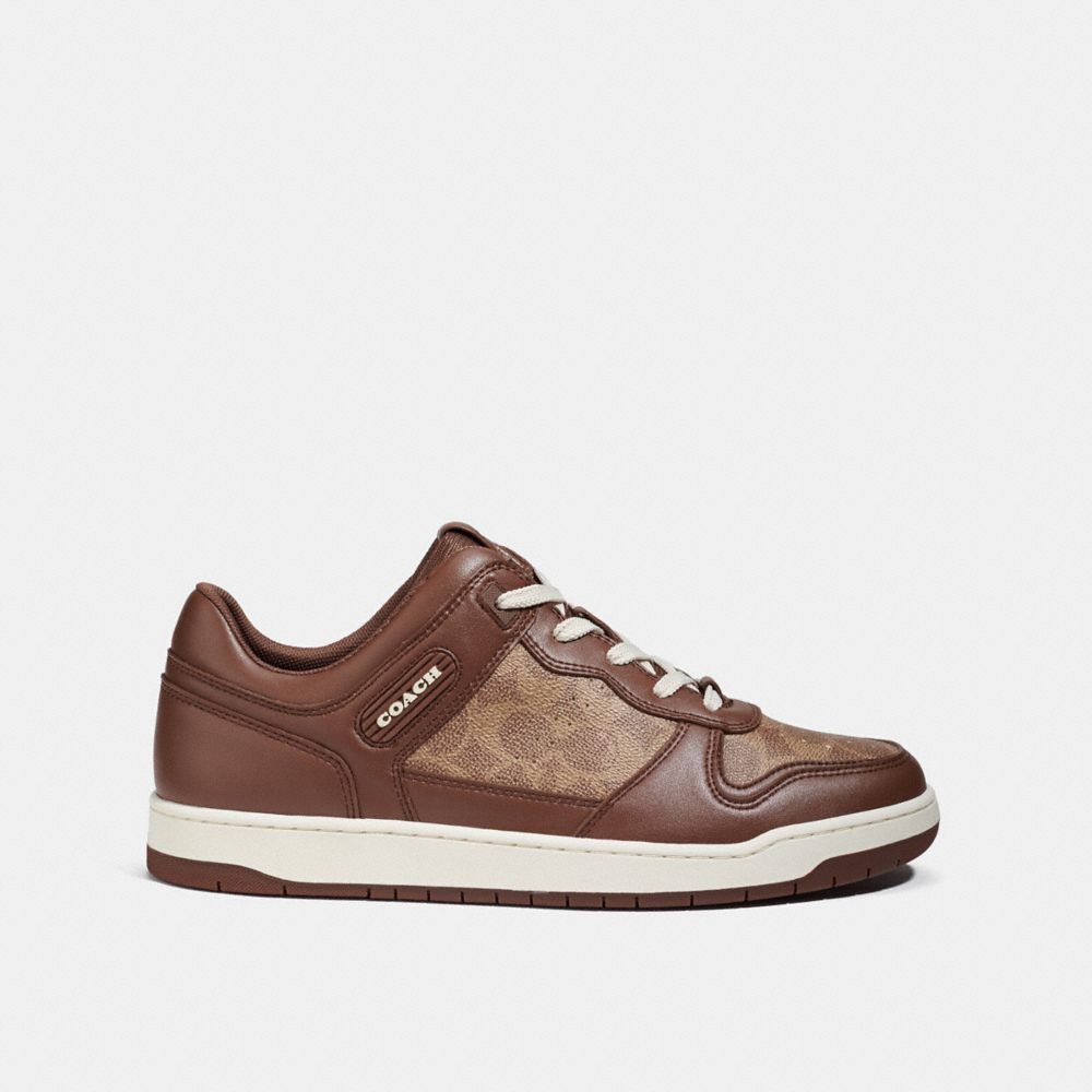 Zapatillas Coach C201 In Signature Hombre Marrones | CL_CH72621