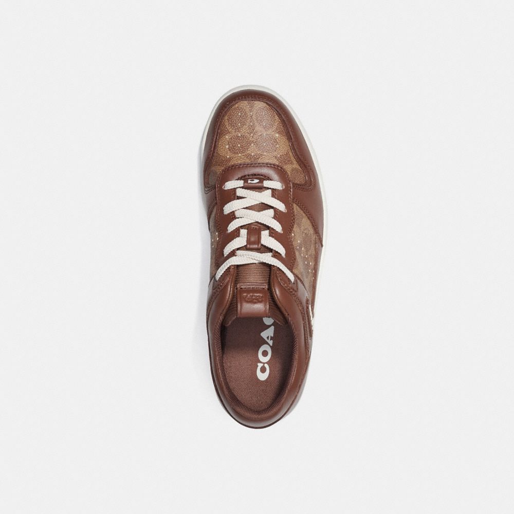 Zapatillas Coach C201 In Signature Hombre Marrones | CL_CH72621