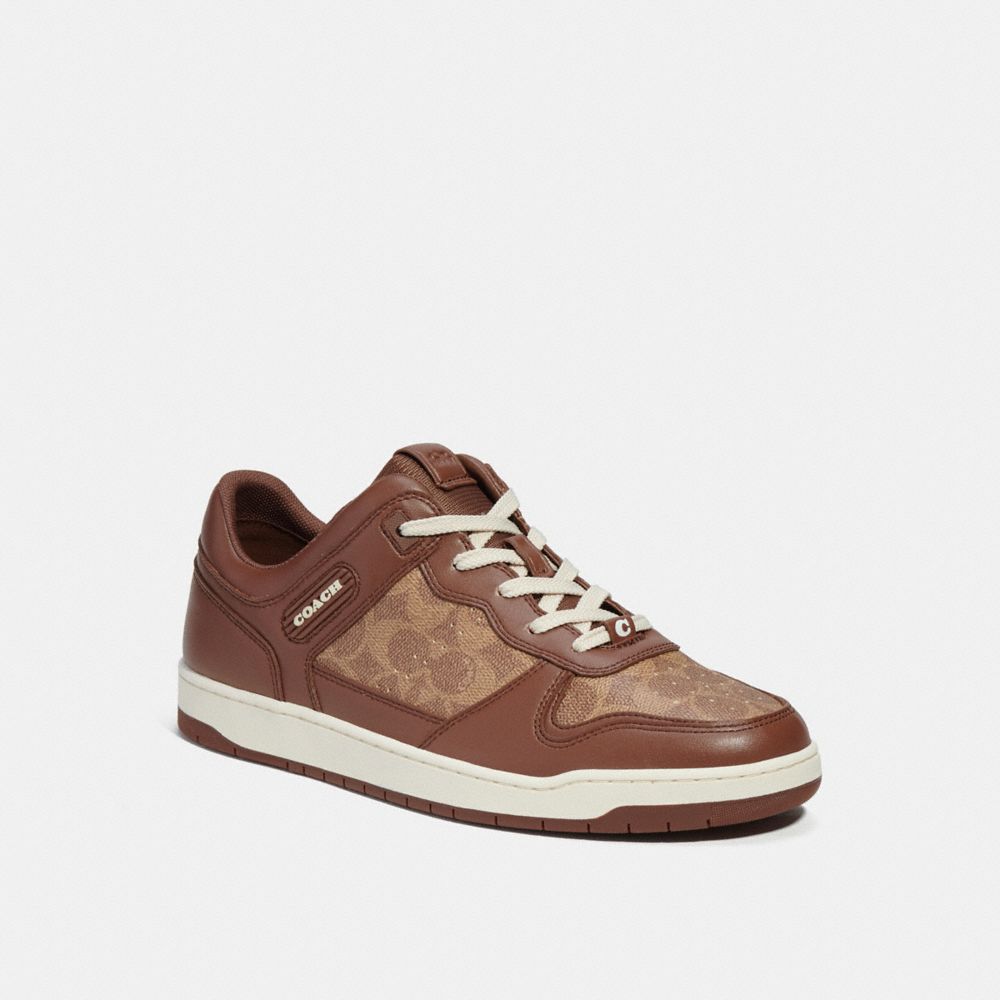 Zapatillas Coach C201 In Signature Hombre Marrones | CL_CH72621