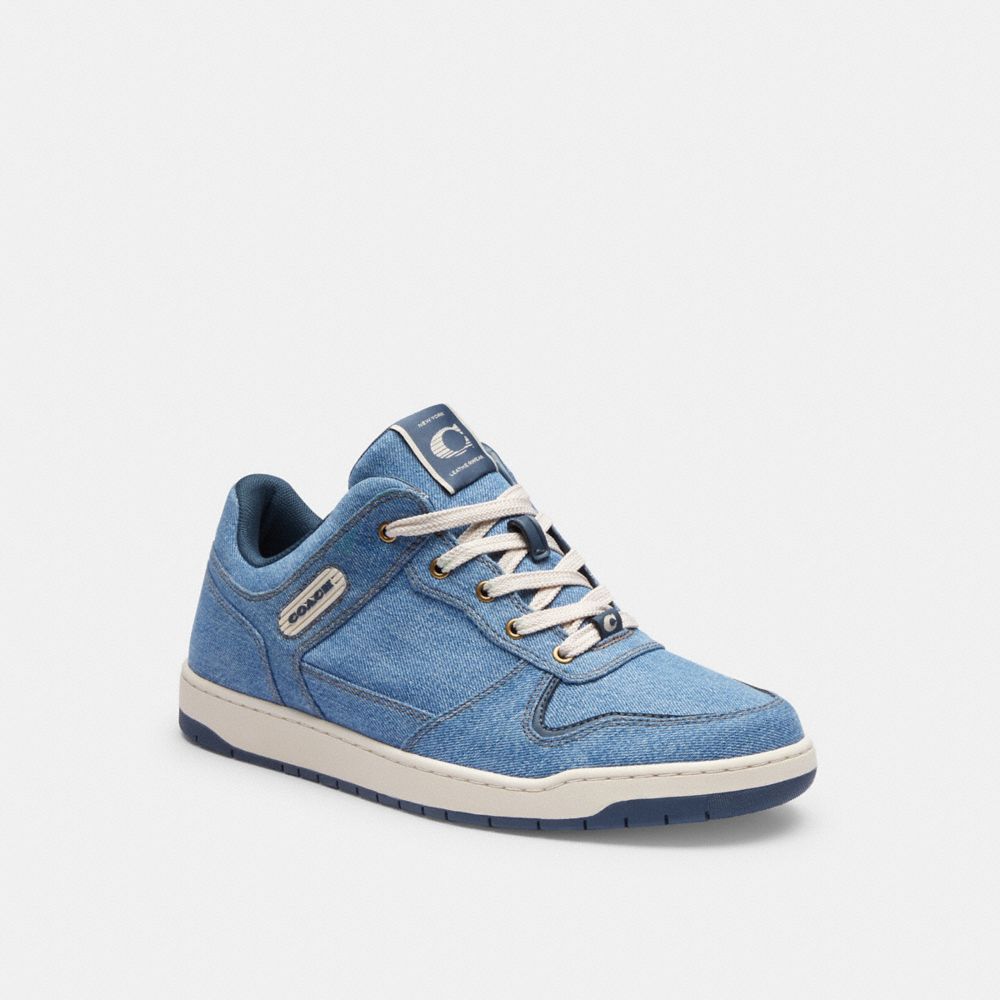 Zapatillas Coach C201 Indigo Denim Hombre Indigo Azules | CL_CH49739