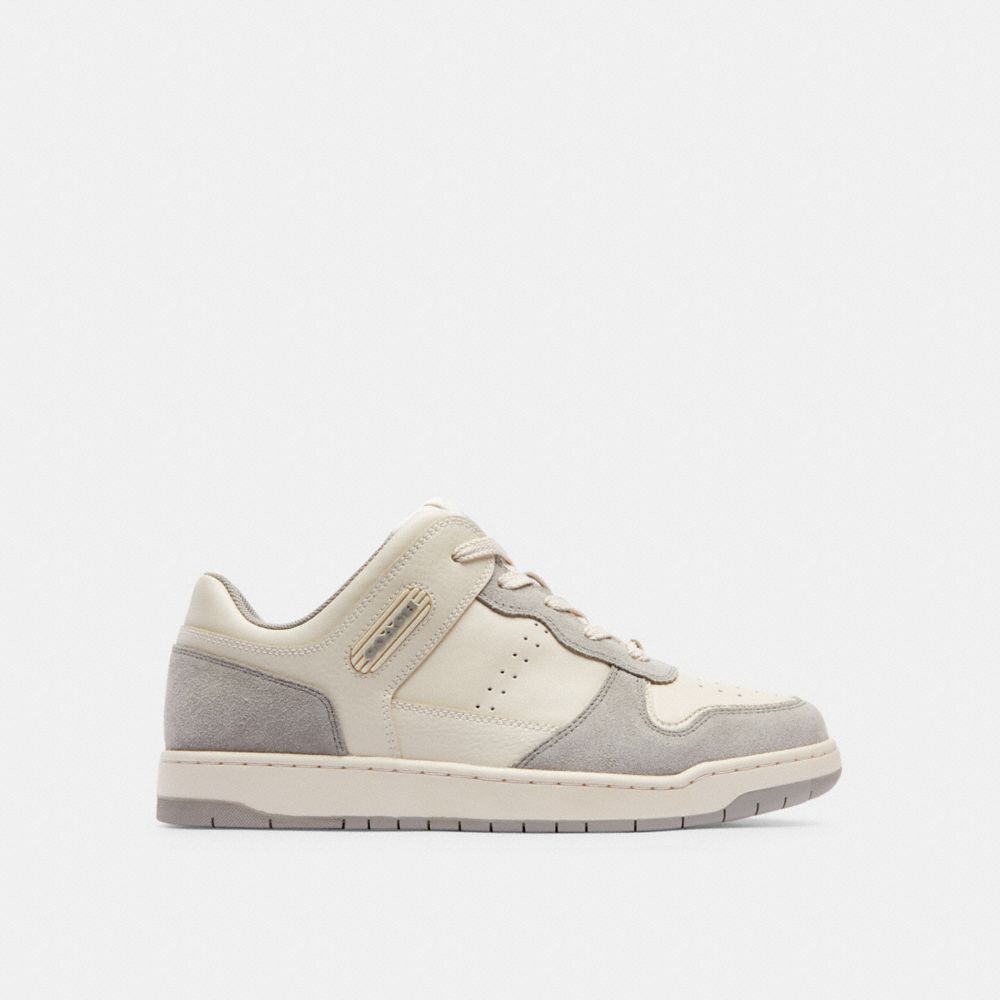 Zapatillas Coach C201 Low Top Chalk Mujer Gris | CL_CH13057