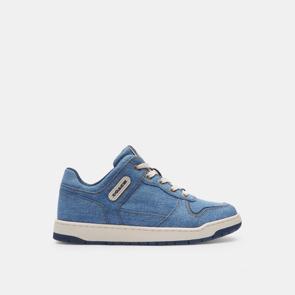 Zapatillas Coach C201 Low Top Indigo Denim Mujer Indigo Azules | CL_CH51030