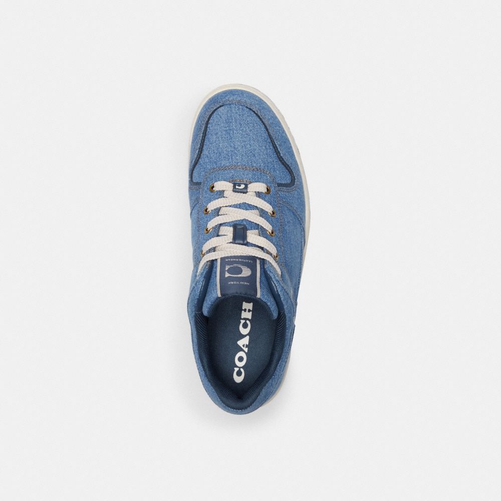 Zapatillas Coach C201 Low Top Indigo Denim Mujer Indigo Azules | CL_CH51030