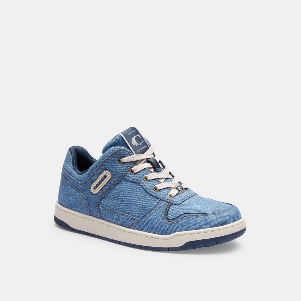 Zapatillas Coach C201 Low Top Indigo Denim Mujer Indigo Azules | CL_CH51030