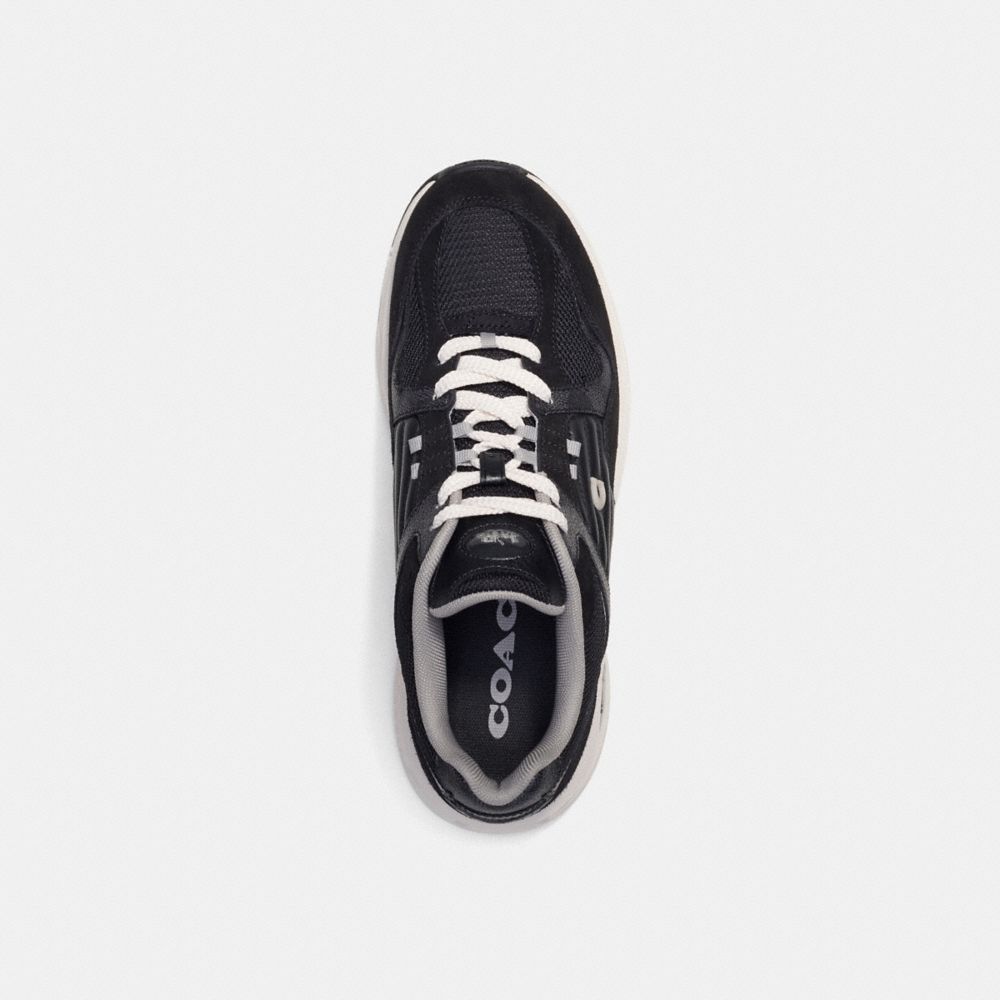 Zapatillas Coach C301 With Signature Hombre Gris Negras | CL_CH82833