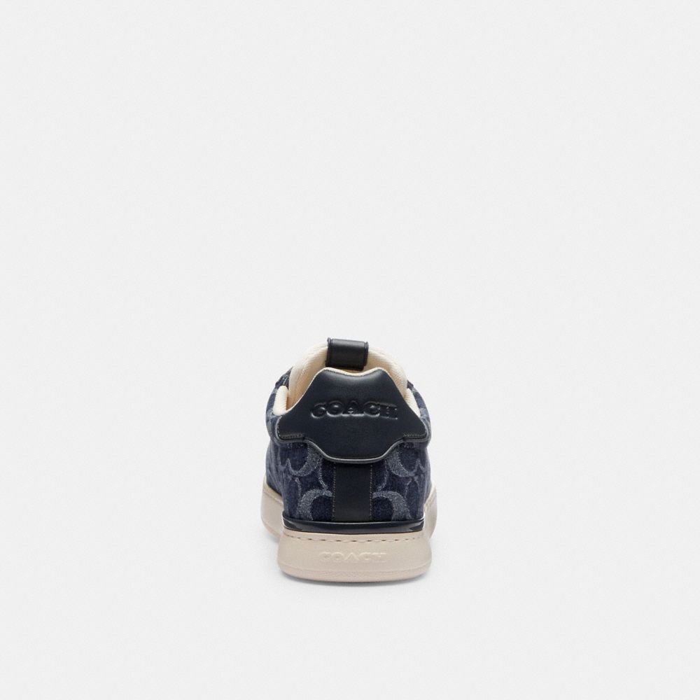 Zapatillas Coach Lowline Low Top In Signature Denim Denim Hombre Azules | CL_CH33404