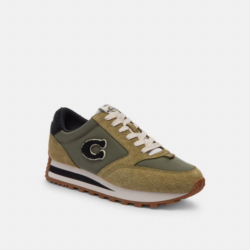 Zapatillas Coach Runner Moss Mujer Verde | CL_CH98624